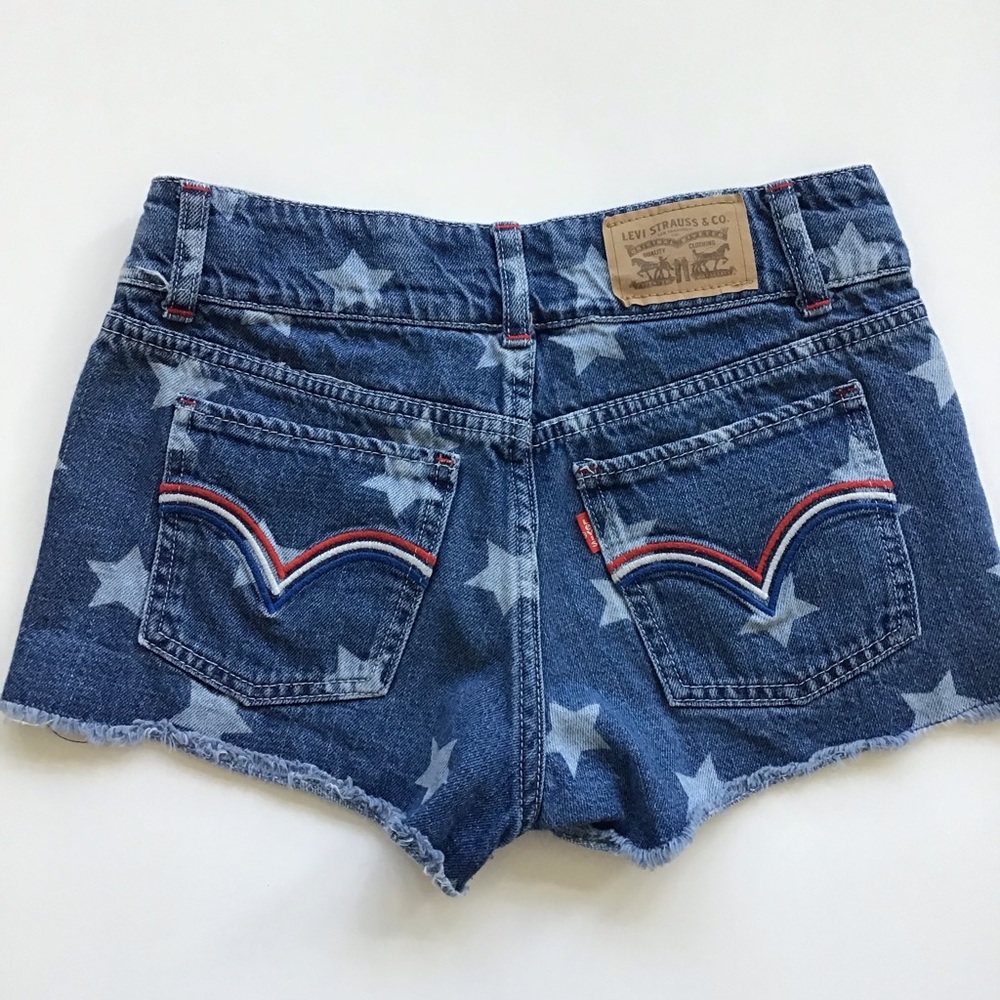 Levi’s Stars and Stripes Denim Shorts